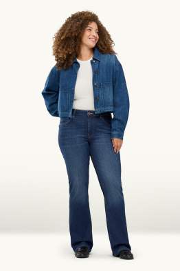 Bootcut jeans - mid waist