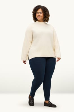 Skinny jeans - mid-rise waist - shaping jeans - LYCRA®