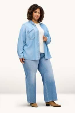 Wide leg jeans - high waist