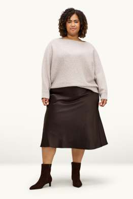 Satin skirt