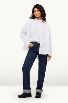 Straight Jeans - High Waist - Selvedge