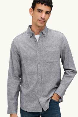 Chemise - regular fit - col button-down
