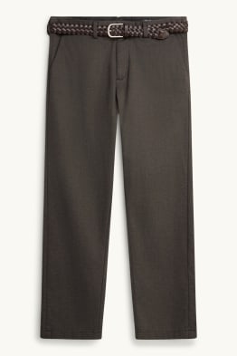 Chino avec ceinture - regular fit