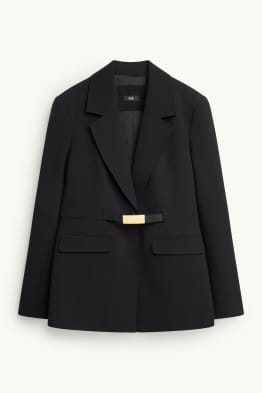 Dlouhý blejzr s páskem - relaxed fit