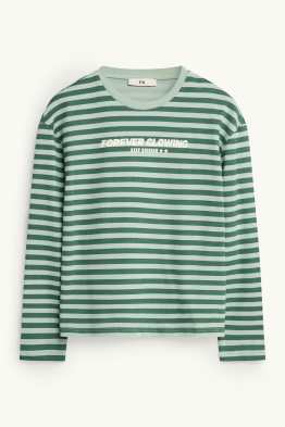 Long sleeve top - striped