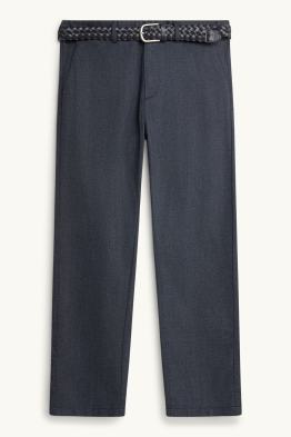 Chino avec ceinture - regular fit