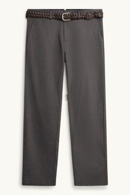 Chino met riem - regular fit