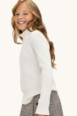 Multipack 3er - Rollkragenpullover - gerippt