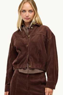 Blusa in velluto a coste