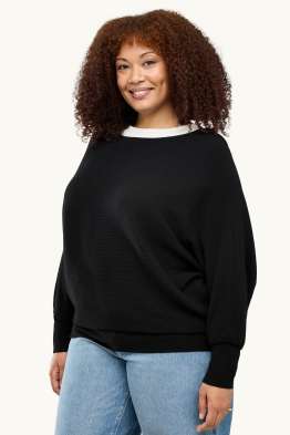 Pullover - gerippt