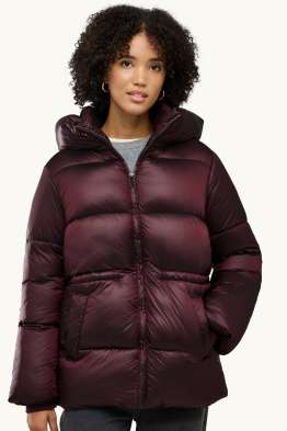 Steppjacke mit Kapuze - gefüttert