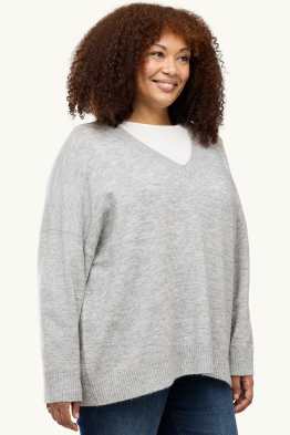 Maglione con scollo a V