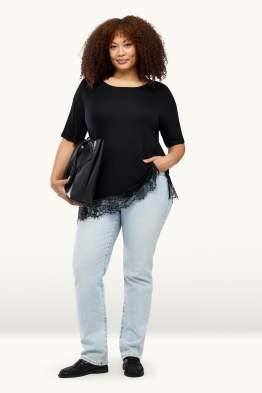 Straight jeans - high waist