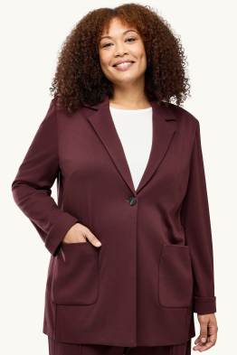 Lange blazer - curvy fit