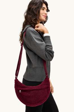 Sac à bandoulière en peluche