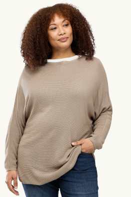 Pullover - gerippt