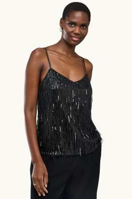Top con paillettes