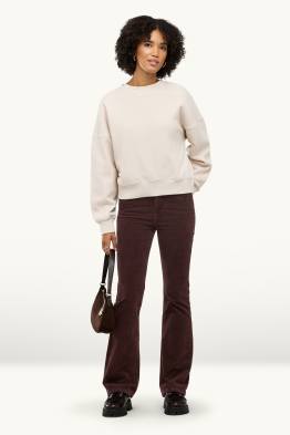 Pantalons de pana - mid waist - acampanats