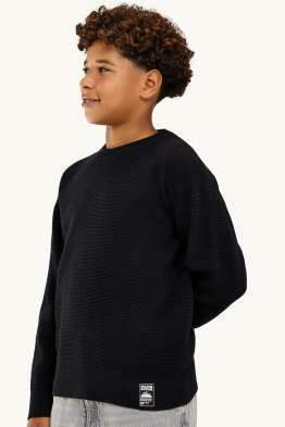 Pullover - gerippt