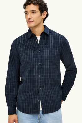 Chemise - regular fit - col kent - à carreaux