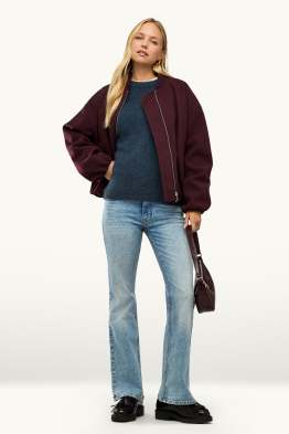 Flared jeans - talie medie - LYCRA®