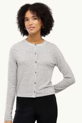 Cardigan - a righe