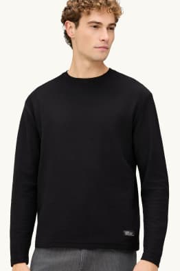 Tricou cu mânecă lungă - relaxed fit