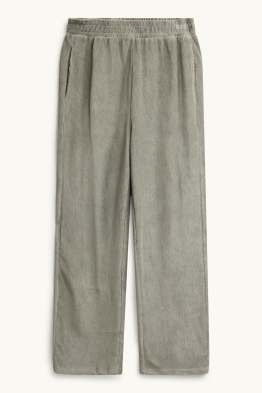 Jogginghose - Relaxed Fit - gerippt