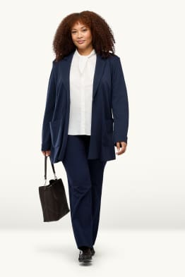 Pantalon de bureau - mid waist - straight fit - Mix & Match
