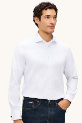 Chemise de bureau - regular fit - col cutaway - sans repassage
