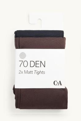 Multipack of 2 - tights - 70 denier