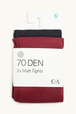 Multipack of 2 - tights - 70 denier