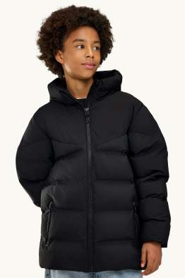 Funktions-Steppjacke mit Kapuze - gefüttert