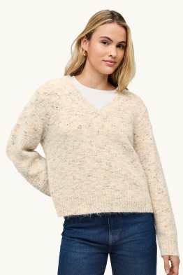 Pullover mit V-Ausschnitt
