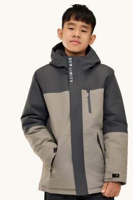 Manteau de pluie à capuche - doublé - imperméable