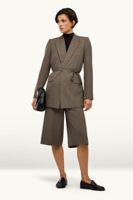 Bermudas de bureau - high waist