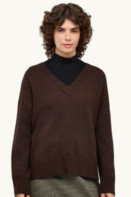 Pullover mit V-Ausschnitt