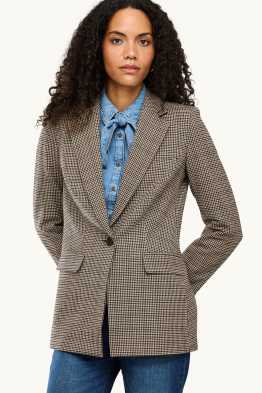 Blazer de bureau - regular fit - à carreaux