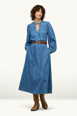 Rochie din denim cu curea