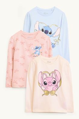 Multipack of 3 - Lilo & Stitch - long sleeve top