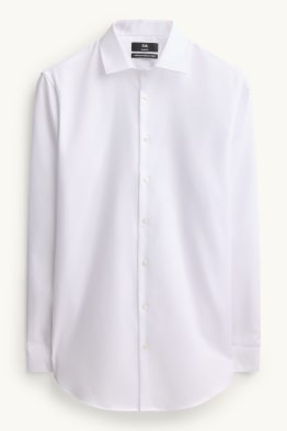 Chemise de bureau - slim fit - col kent - facile à repasser