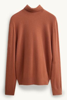 Maglione a dolcevita in cashmere