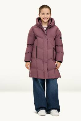 Funktions-Steppjacke mit Kapuze - gefüttert
