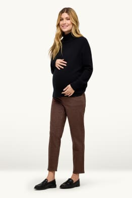 Umstandshose - Relaxed Fit - Leo-Print