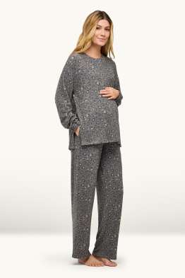 Pijama de lactància - estampat de lleopard