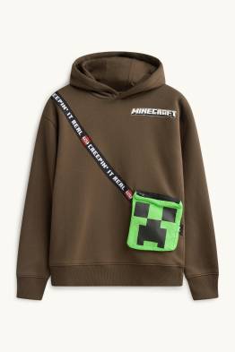 Minecraft - Hoodie mit applizierter Tasche