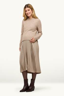 Set - pulover pentru gravide și rochie pentru alăptare - 2 piese