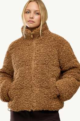 Giacca in pelo teddy