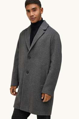Manteau - laine mélangée