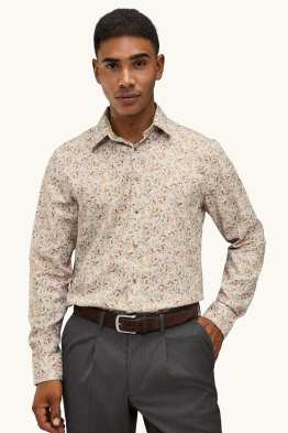 Chemise de bureau - regular fit - col kent - facile à repasser